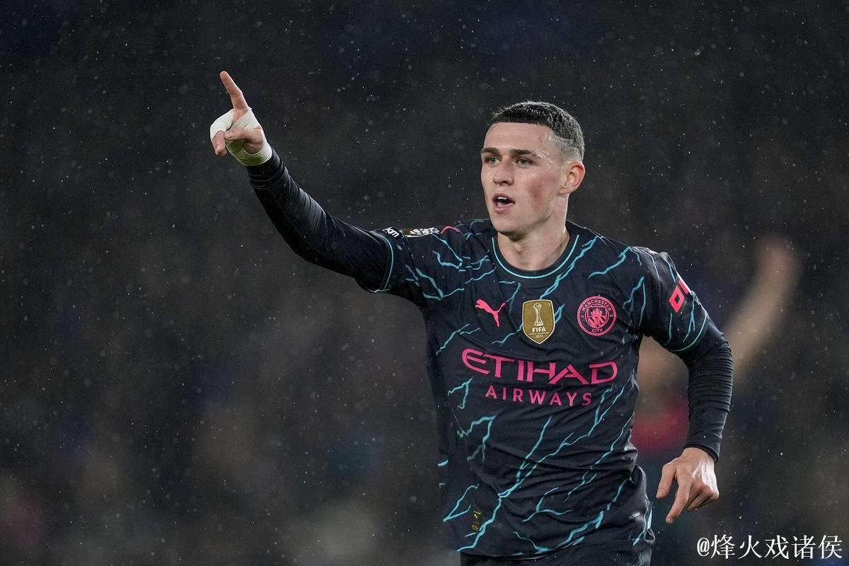 瓜帅：福登今天表现欠佳，失误较多